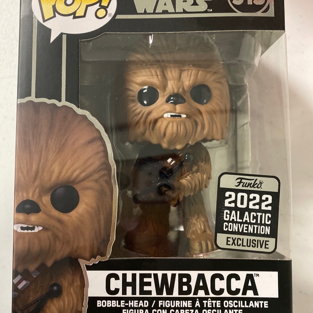 Funko POP! Star Wars Chewbacca #513 2022 Galactic Convention Exclusive
